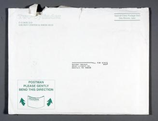 Untitled (Envelope with 6 drawings and 9 collages)