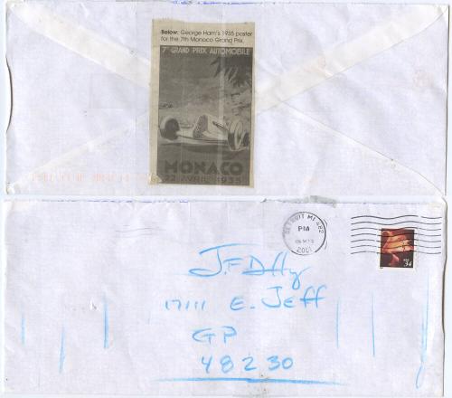 Letter 125 - 2001