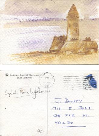 Postcard 71 - 1997 (Split Rock Lighthouse)