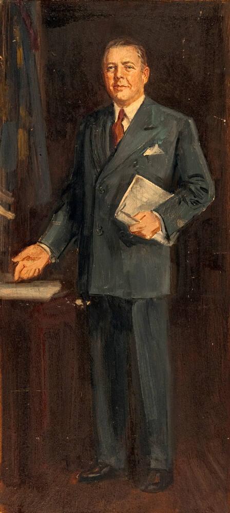 Study for Portrait of Governor Brucker