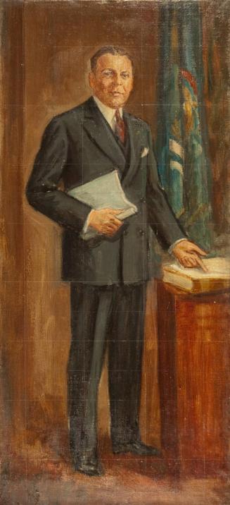 Study for Portrait of Governor Brucker