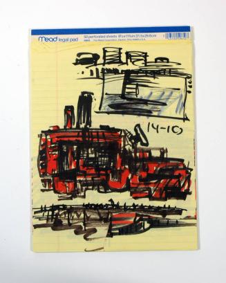 Untitled (Tractor notepad)