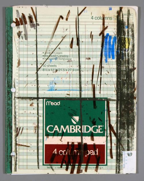 Untitled (Cambridge notebook)