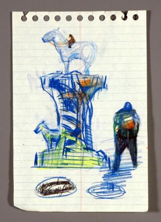 Untitled (Stuart Hall notepad drawing)