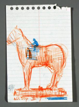 Untitled (Stuart Hall notepad drawing)