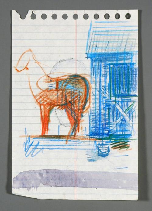 Untitled (Stuart Hall notepad drawing)