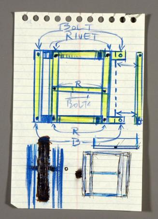 Untitled (Stuart Hall notepad drawing)