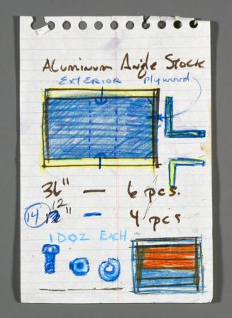 Untitled (Stuart Hall notepad drawing)