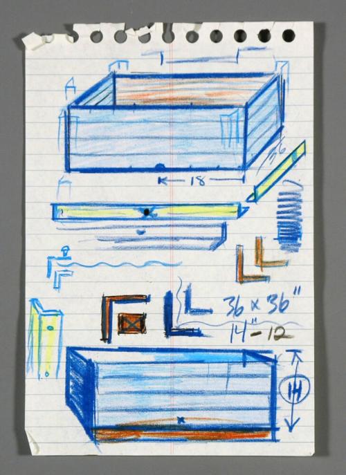 Untitled (Stuart Hall notepad drawing)