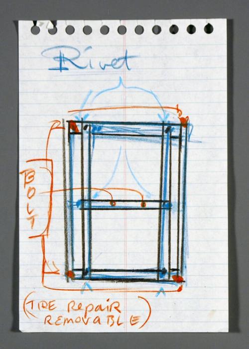 Untitled (Stuart Hall notepad drawing)