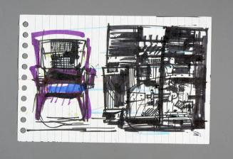 Untitled (Stuart Hall notepad drawing)