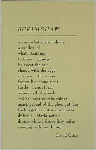 SCRIMSHAW