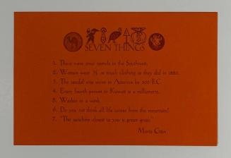 SEVEN THINGS