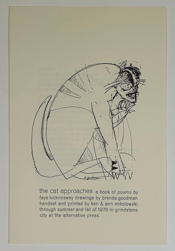 the cat approaches – Works – eMuseum