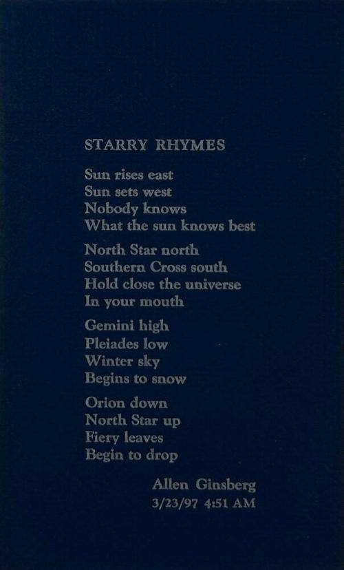 STARRY RHYMES