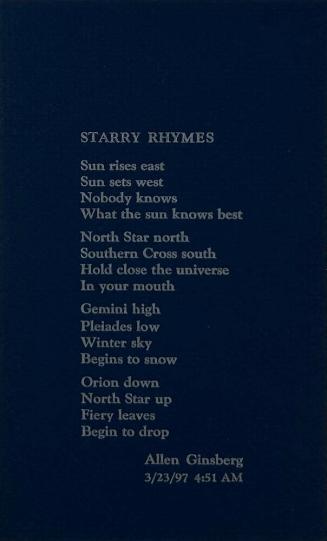 STARRY RHYMES