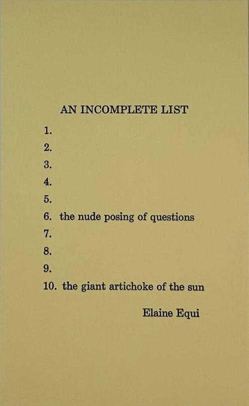 Elaine Equi