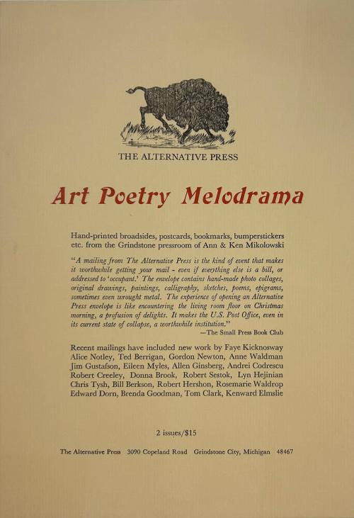 Art Poetry Melodrama