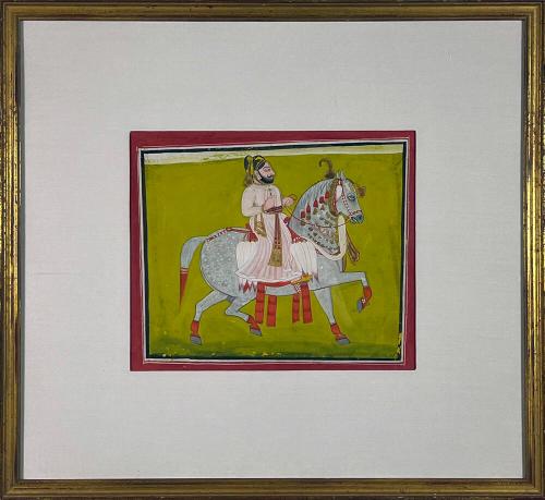 Equestration Portrait of Raja of Udaipur