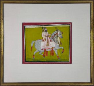 Equestration Portrait of Raja of Udaipur