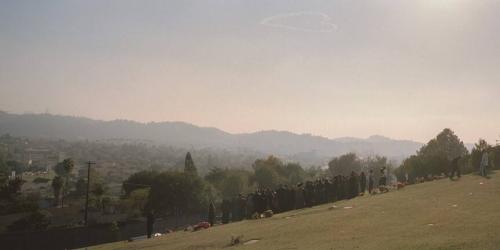 Forest Lawn, Glendale, California, US. February 14th, 2006. J Dilla’s funeral