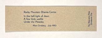 Rocky Mountain Dharma Center
