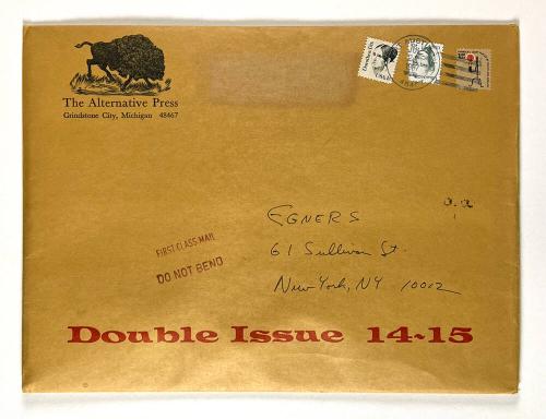The Alternative Press Enevelope Issue Number 14-15