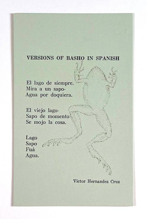 Versions of Basho in Spanish