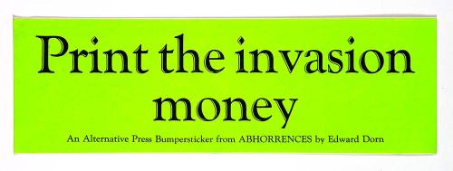 Print the invasion money