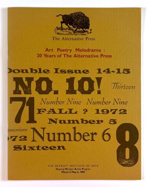 Art Poetry Melodrama: 20 Years of the Alternative Press