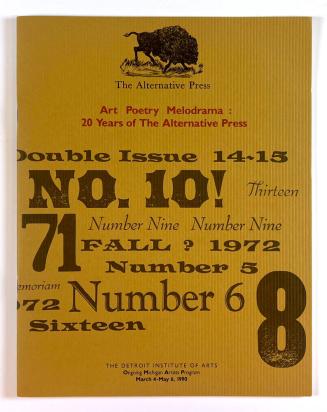 Art Poetry Melodrama: 20 Years of the Alternative Press