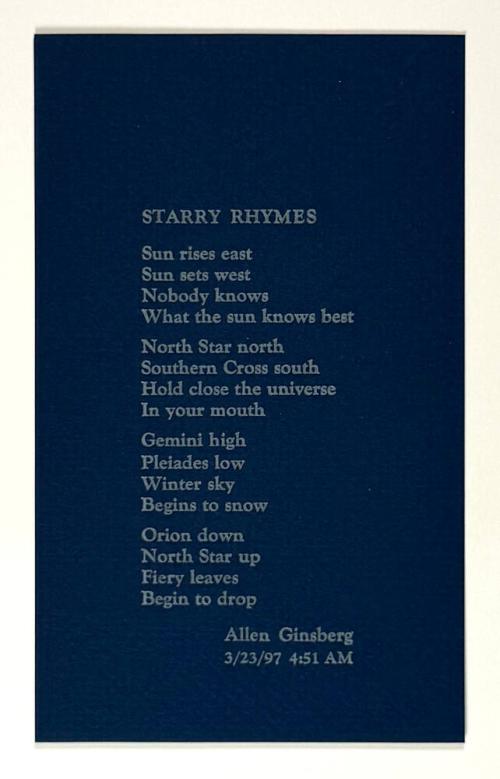 Starry Rhymes