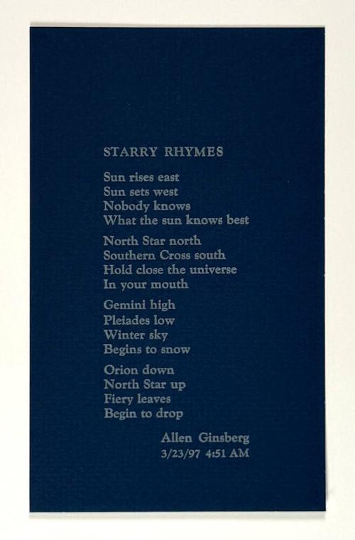 Starry Rhymes