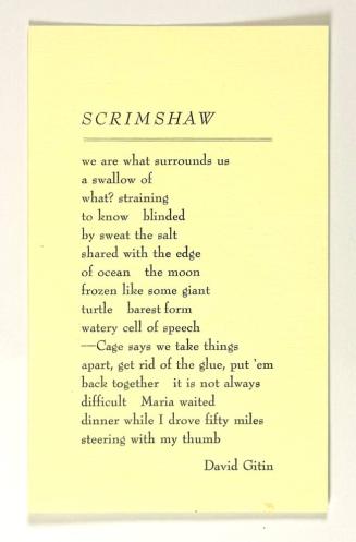 Scrimshaw