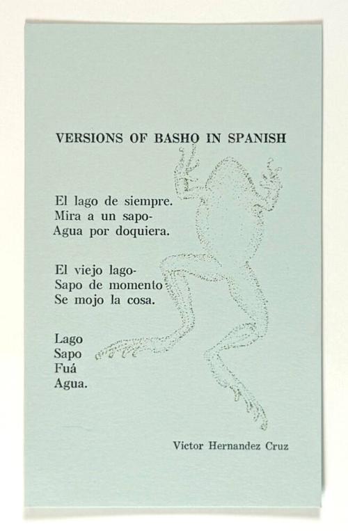 Versions of Basho in Spanish