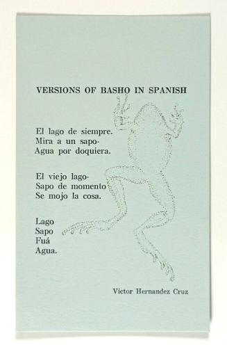 Versions of Basho in Spanish