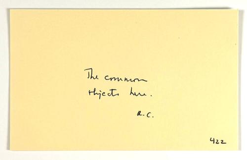 The common objects here