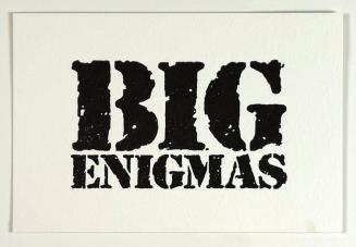 Big Enigmas