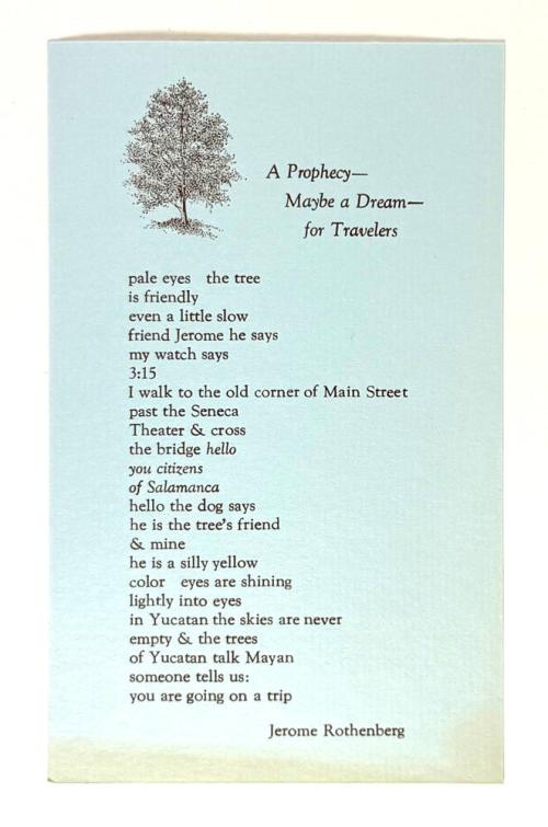 A Prophecy- Maybe a Dream- for Travelers