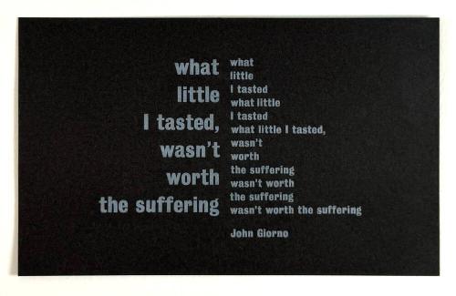 what little I tasted, wasn't worth the suffering