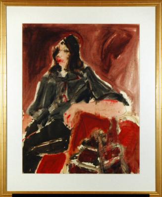 Untitled (Seated woman in black)